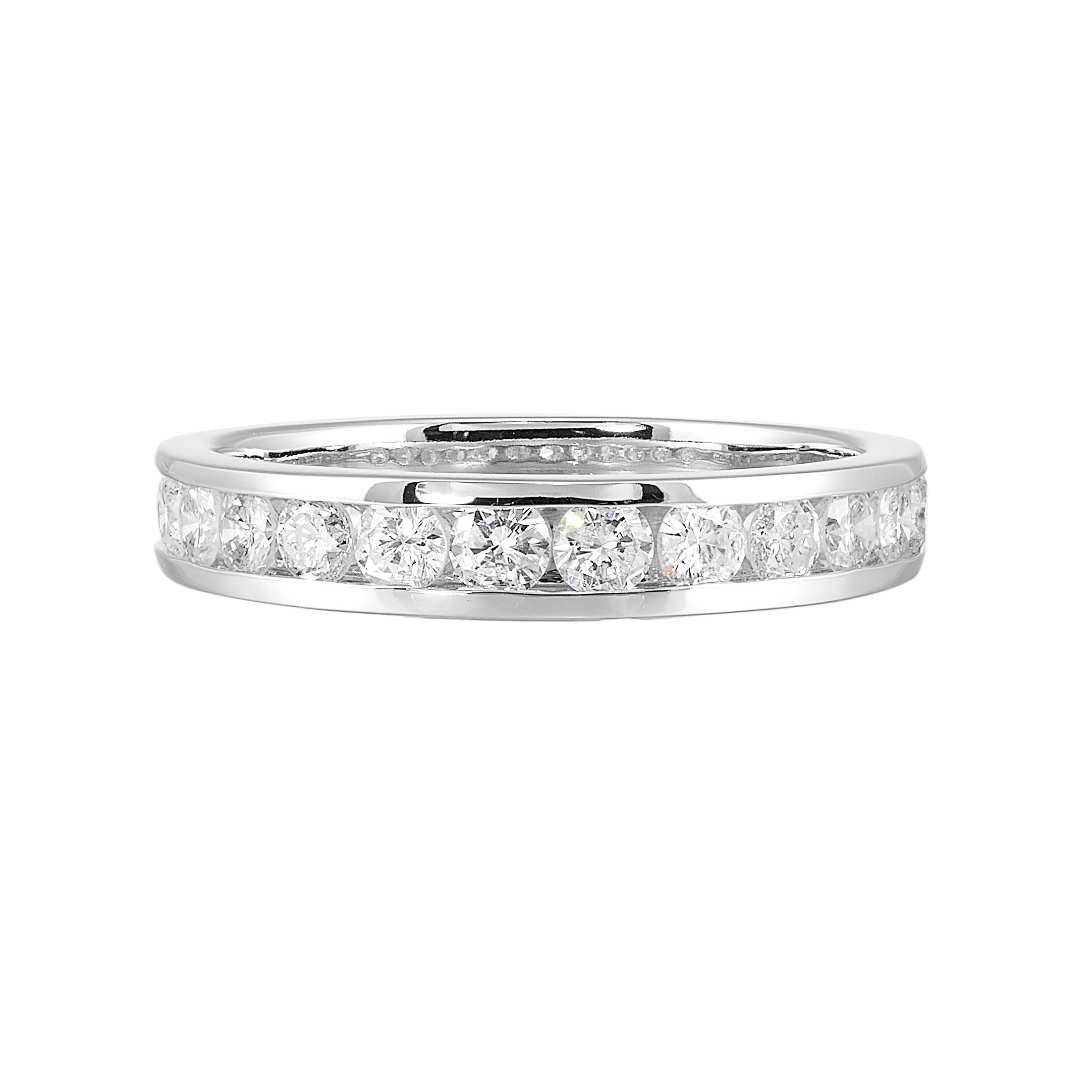 14Kt White Gold Diamond 3/4Ctw Ring