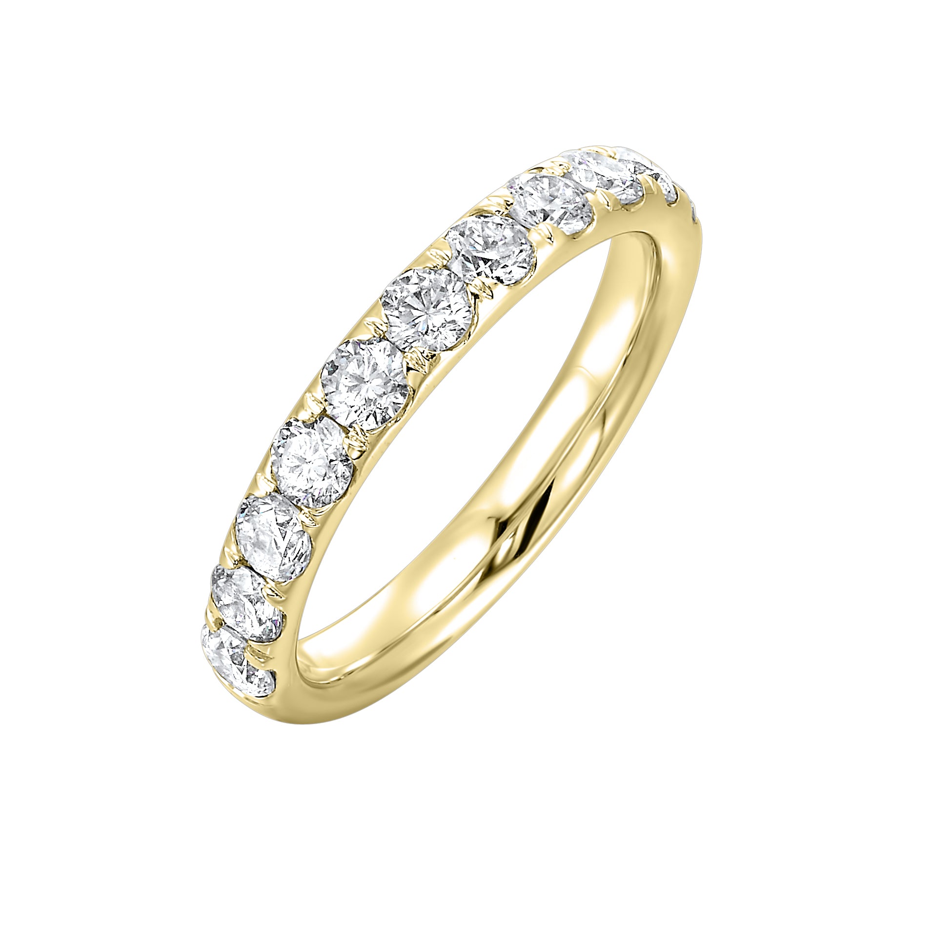 14Kt Yellow Gold Diamond 1Ctw Ring