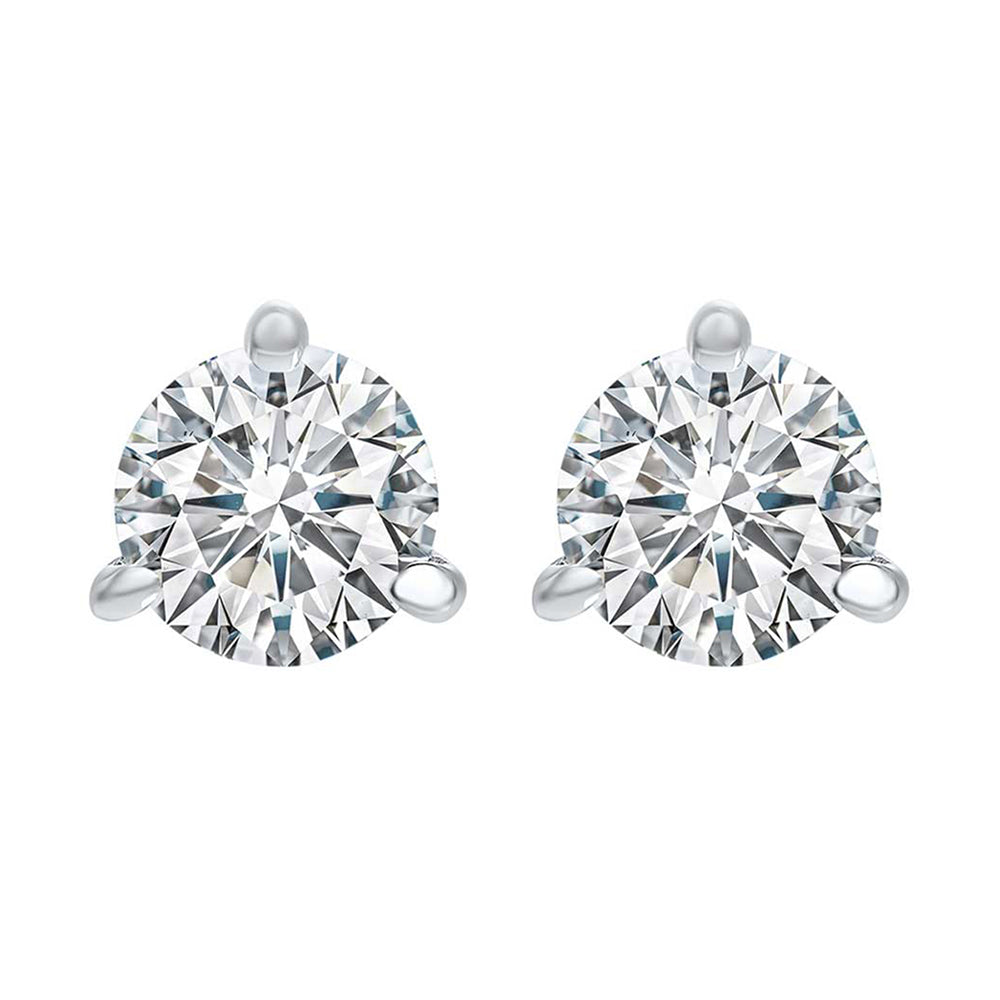 14Kt White Gold Diamond 1/2Ctw Earring