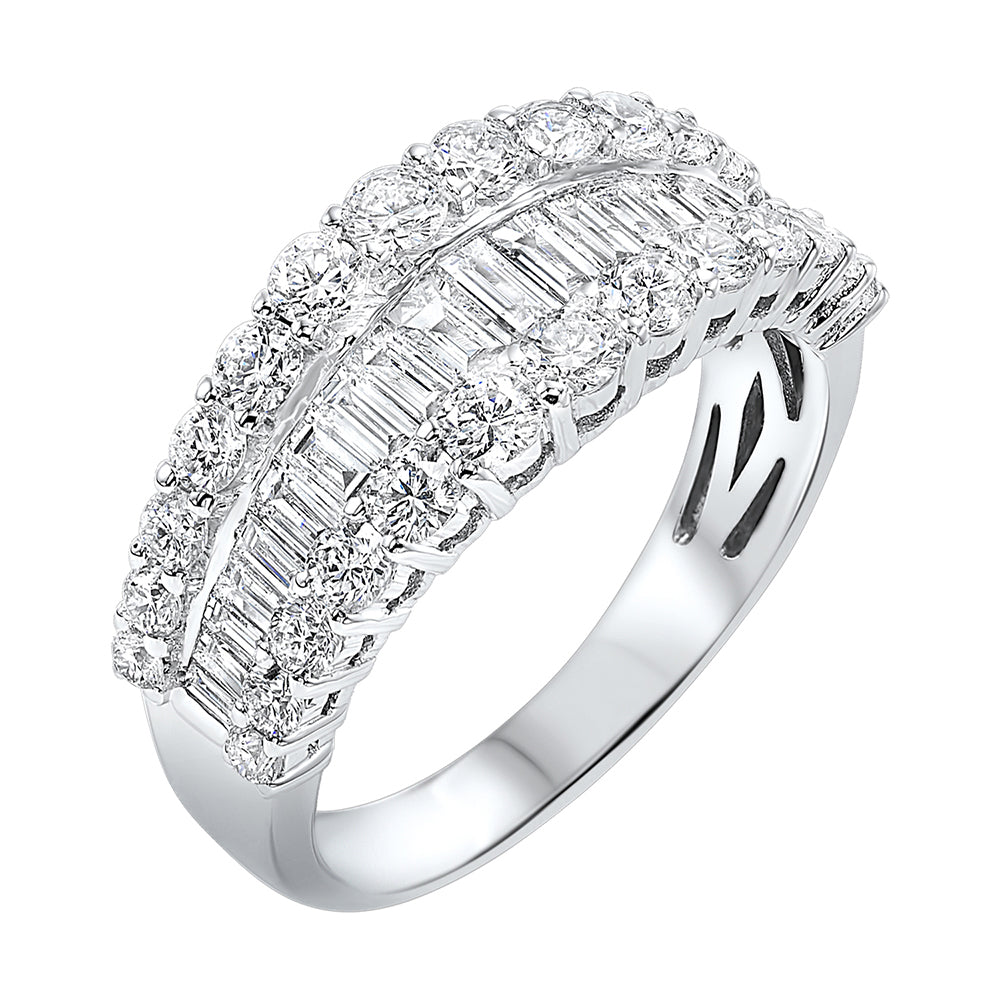 14Kt White Gold Diamond 1Ctw Ring