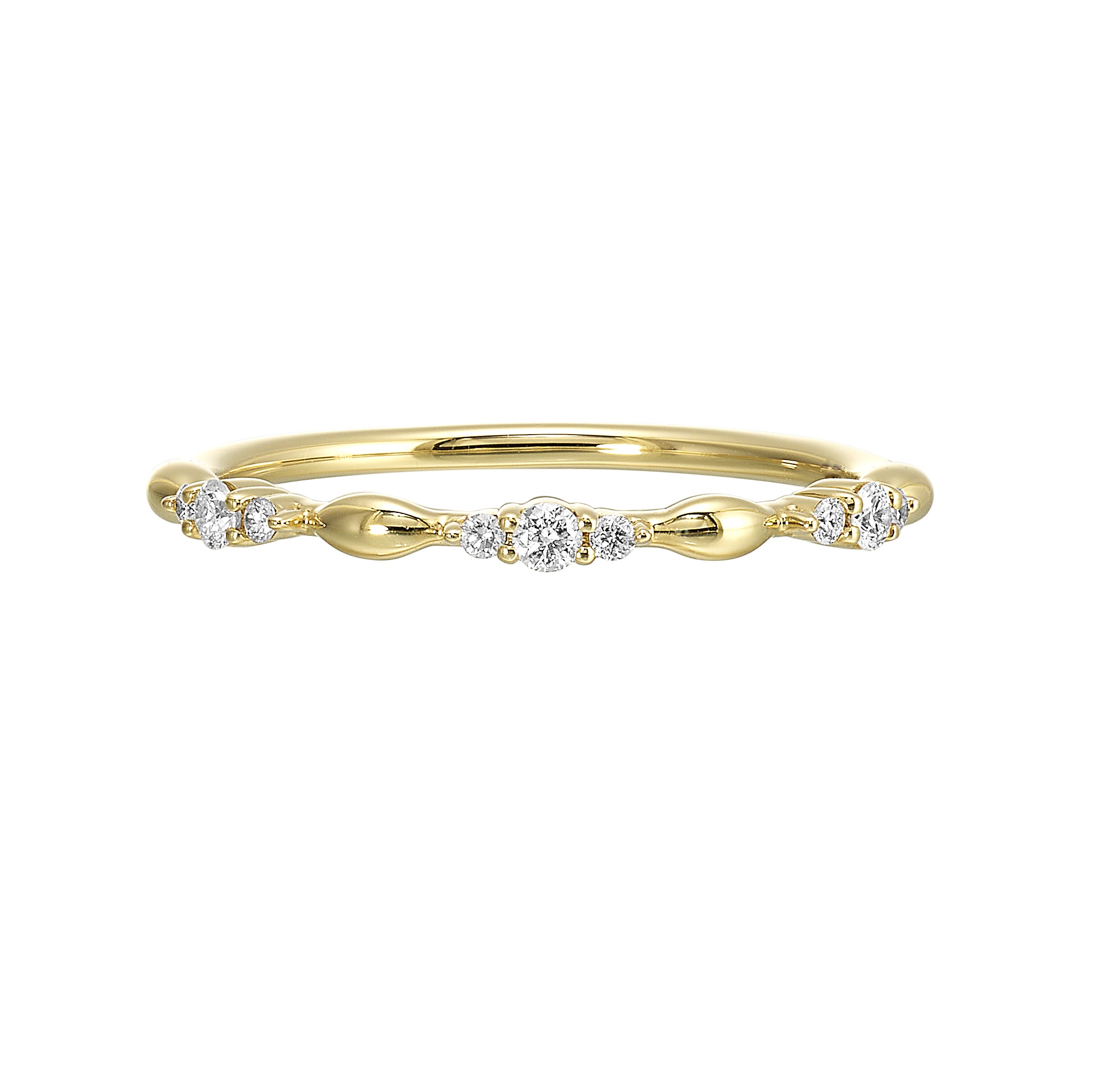 14Kt Yellow Gold Diamond 1/8Ctw Ring