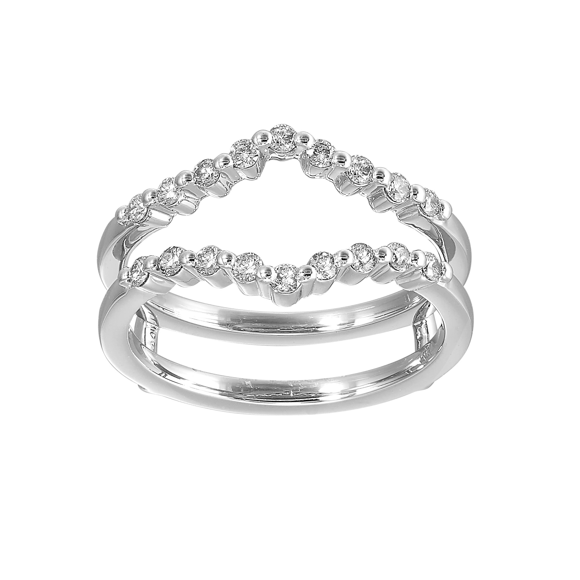 14Kt White Gold Diamond 1/3Ctw Ring
