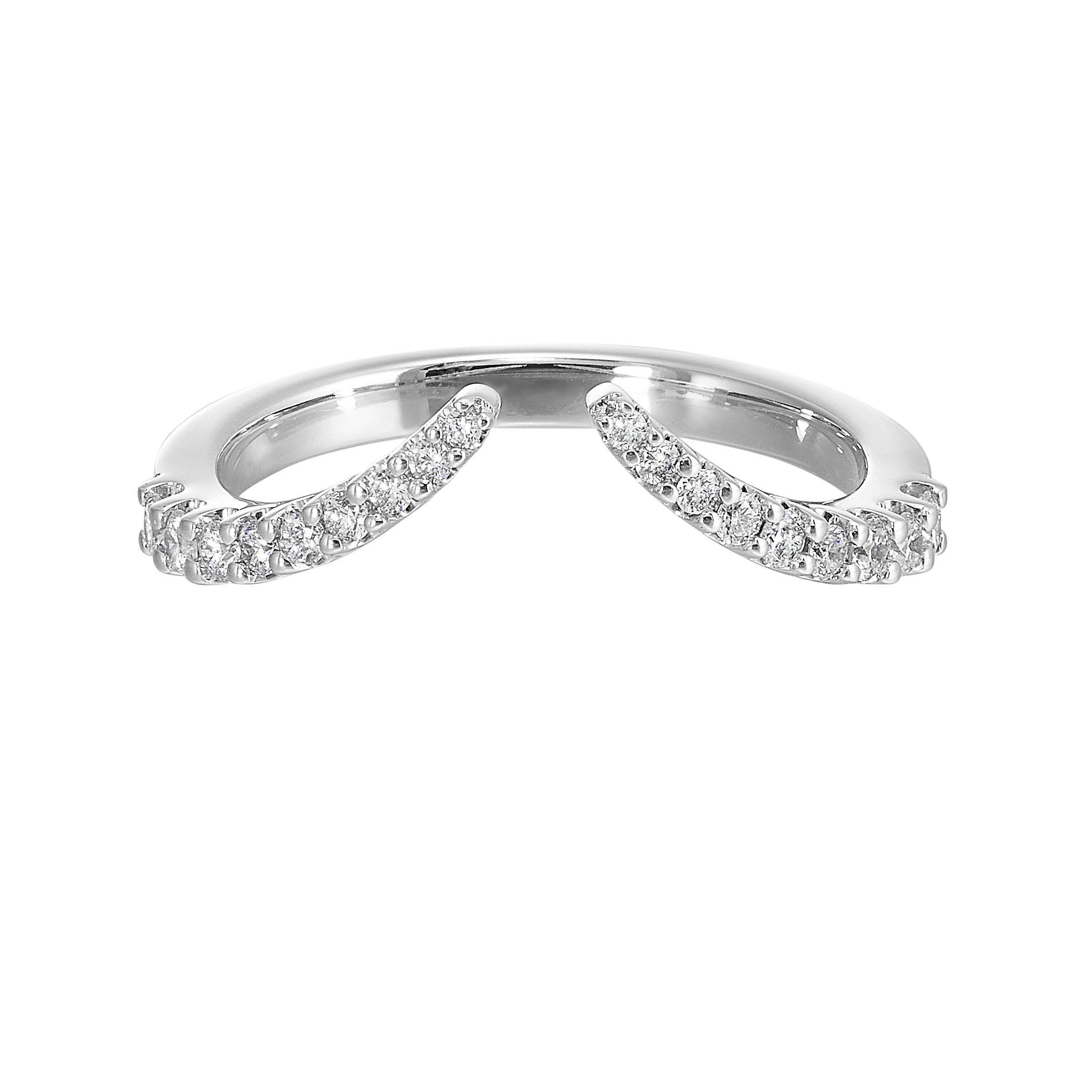 14Kt White Gold Diamond 1/4Ctw Ring