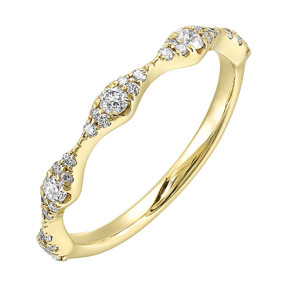 14Kt Yellow Gold Diamond 1/3Ctw Ring