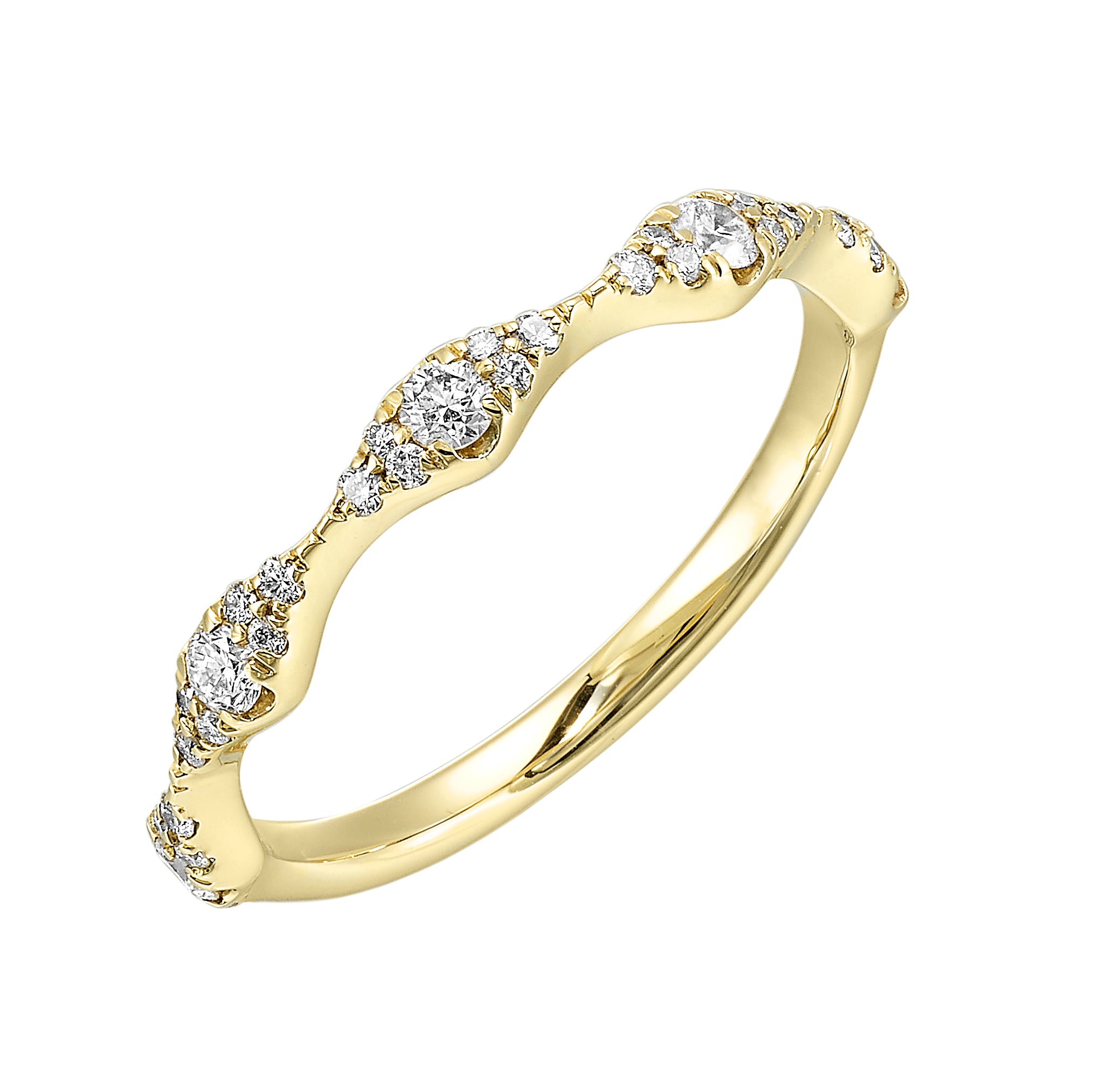14Kt Yellow Gold Diamond 1/3Ctw Ring