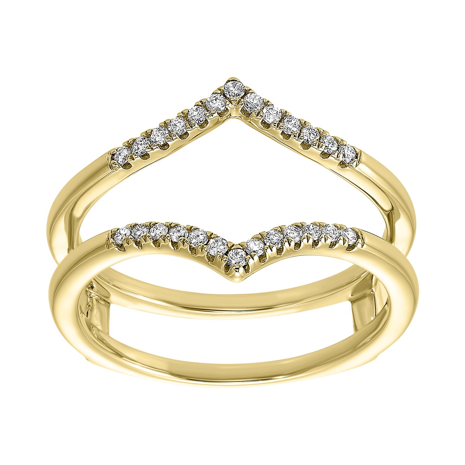 14Kt Yellow Gold Diamond 1/7Ctw Ring