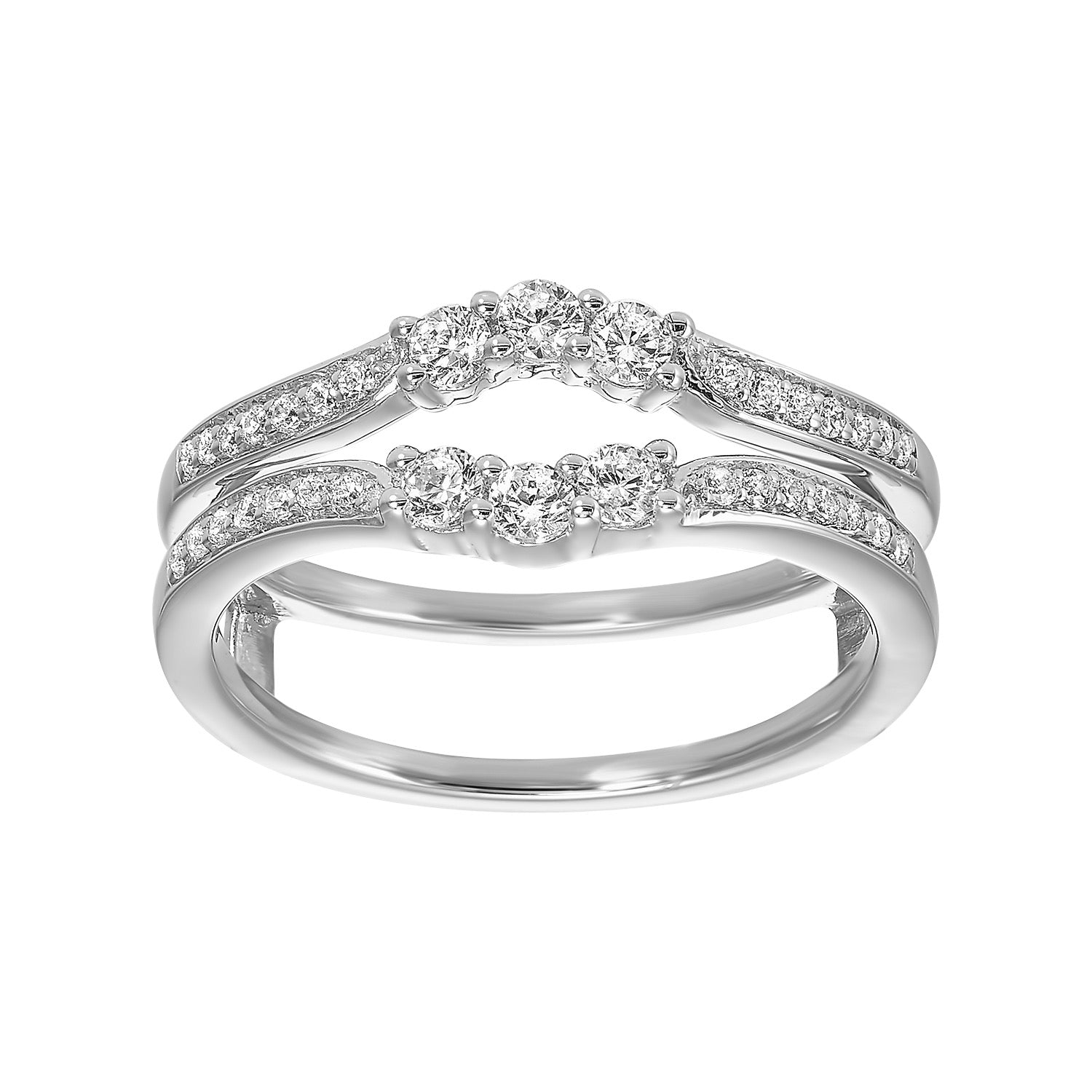 14Kt White Gold Diamond 1/3Ctw Ring