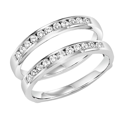 14Kt White Gold Diamond 3/8Ctw Ring