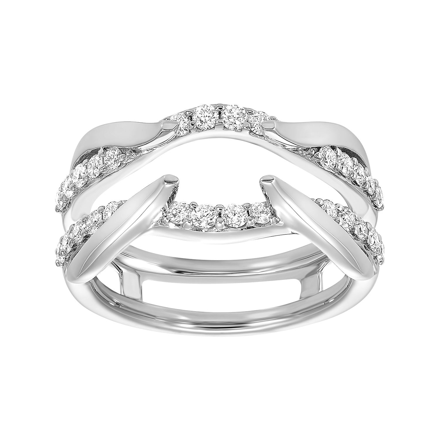 14Kt White Gold Diamond 1/2Ctw Ring