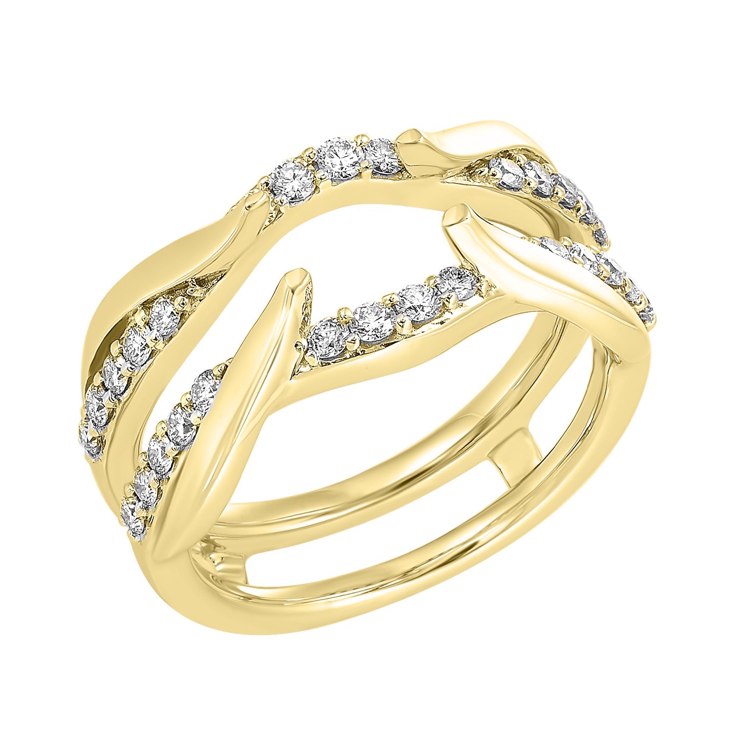 14Kt Yellow Gold Diamond 1/2Ctw Ring