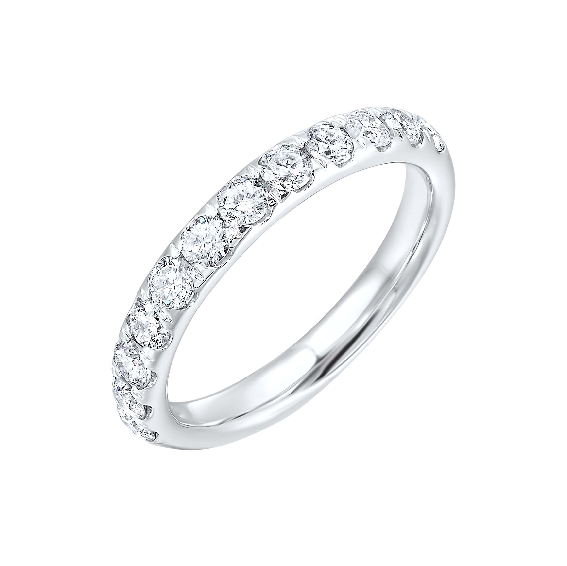 14Kt White Gold Diamond 3/4Ctw Ring