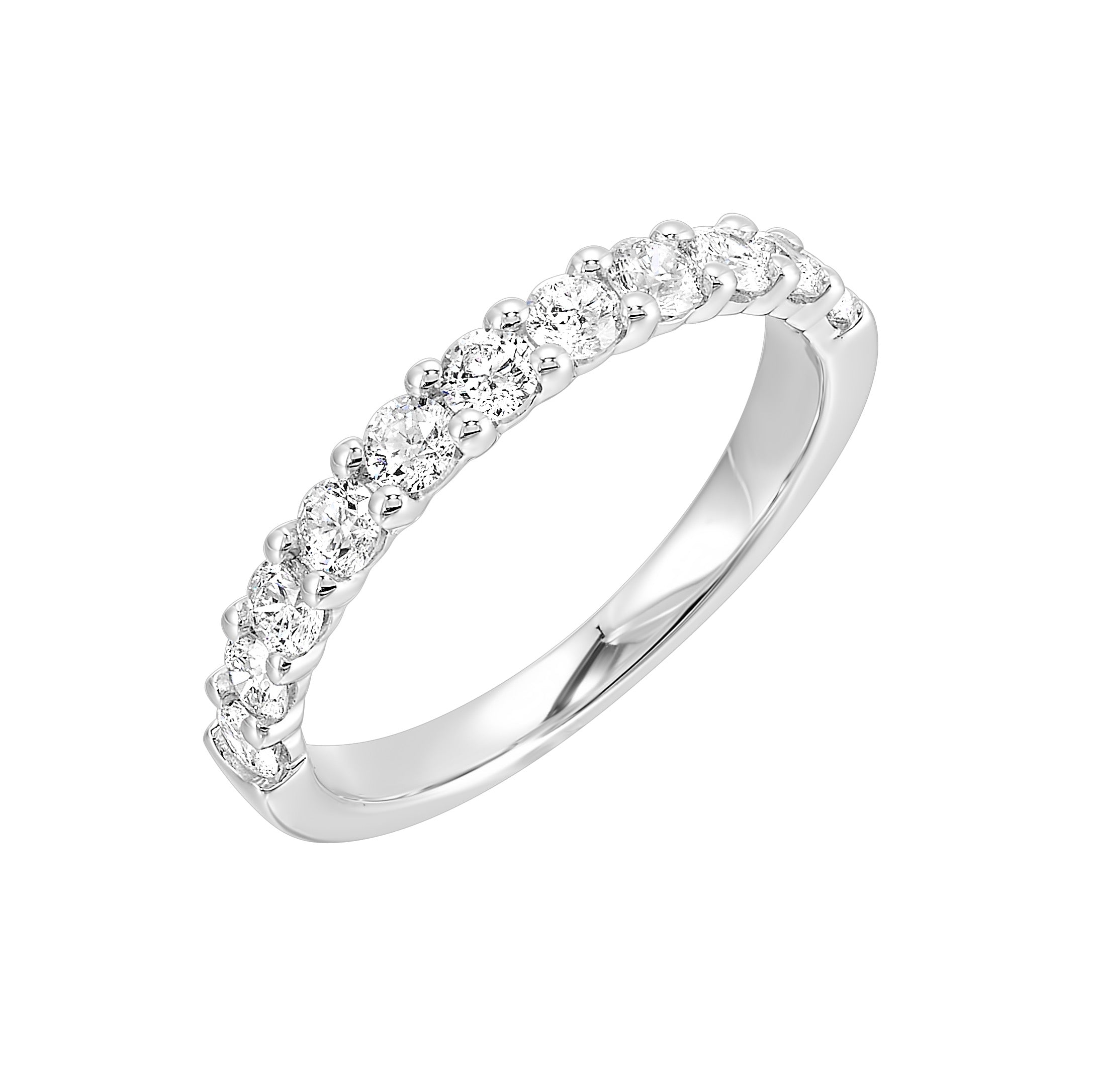 14Kt White Gold Diamond 3/4Ctw Ring