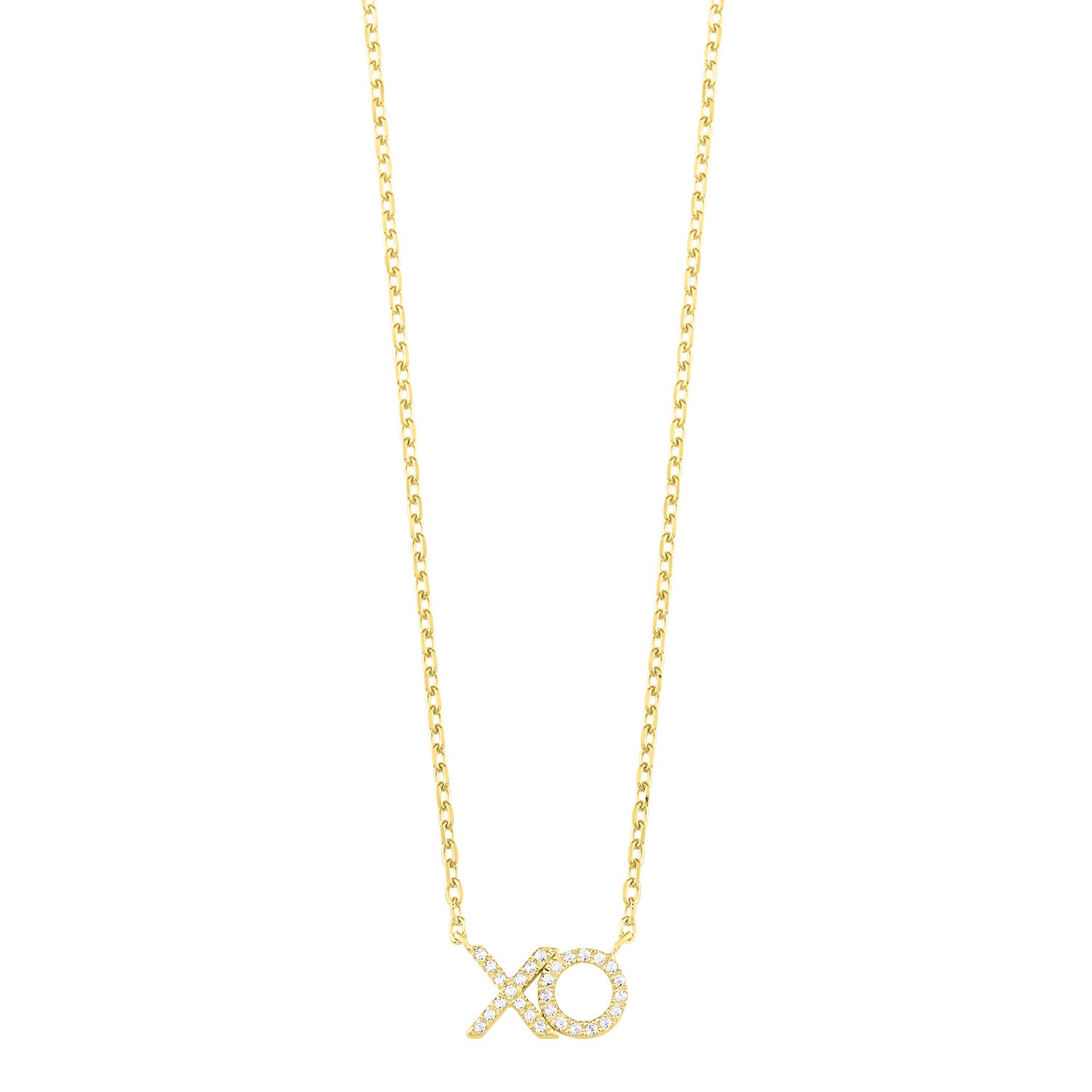 10Kt Yellow Gold Diamond 1/15Ctw Necklace