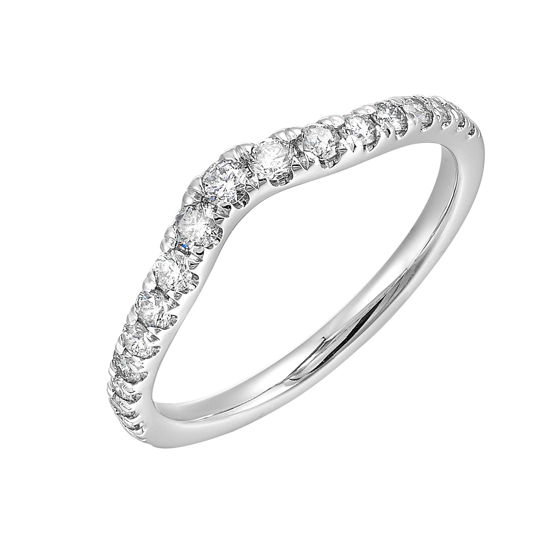 14Kt White Gold Diamond 1/3Ctw Ring