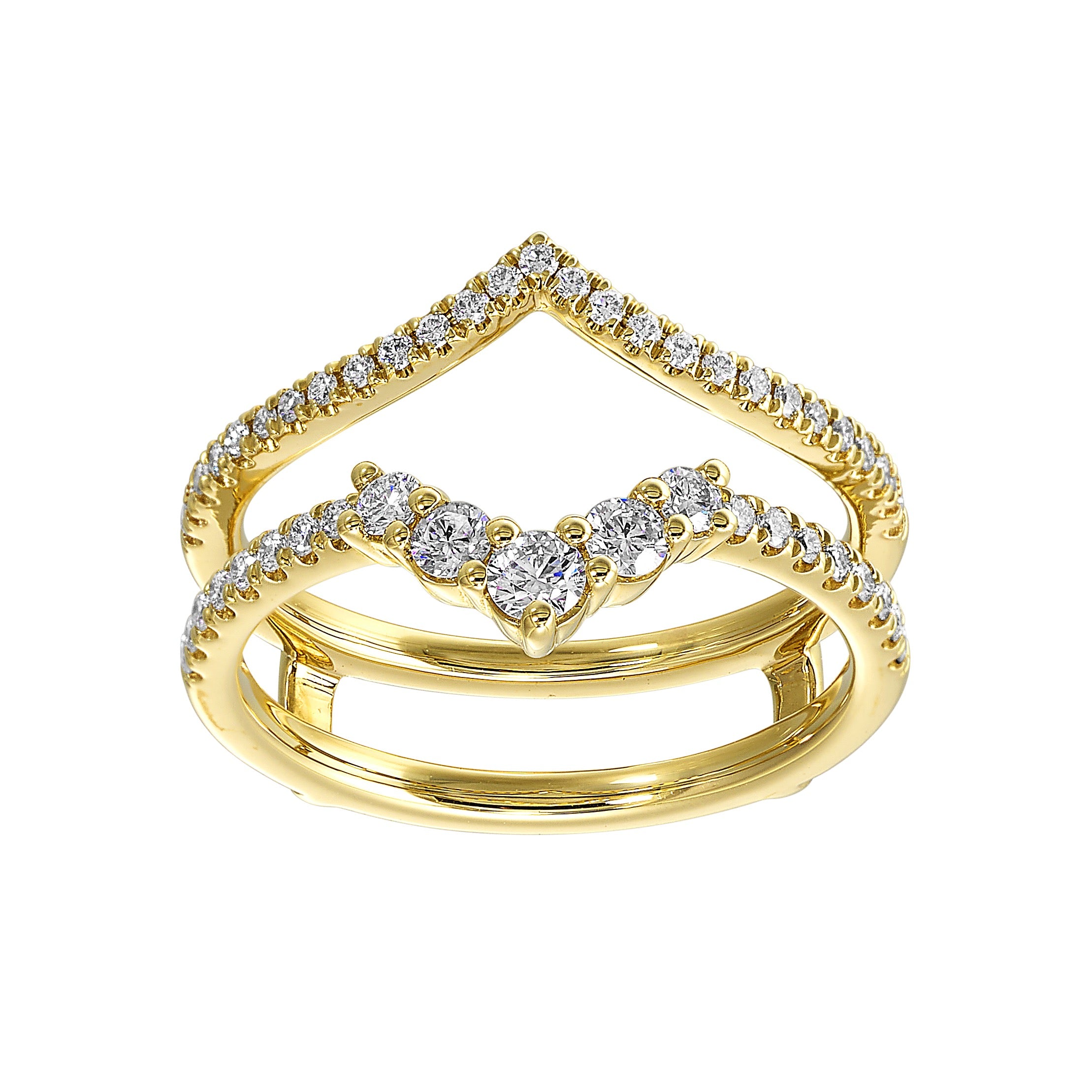 14Kt Yellow Gold Diamond 1/2Ctw Ring