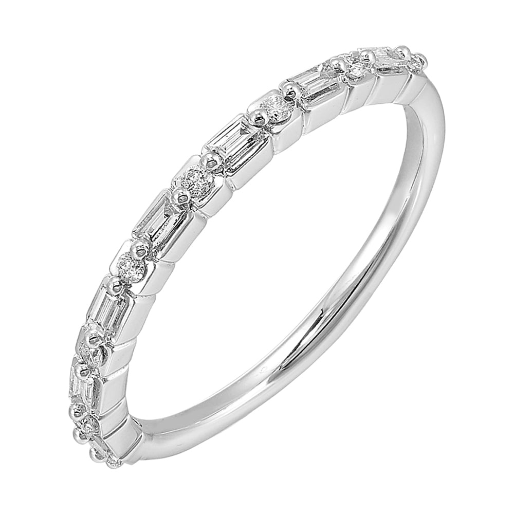 14Kt White Gold Diamond 1/5Ctw Ring