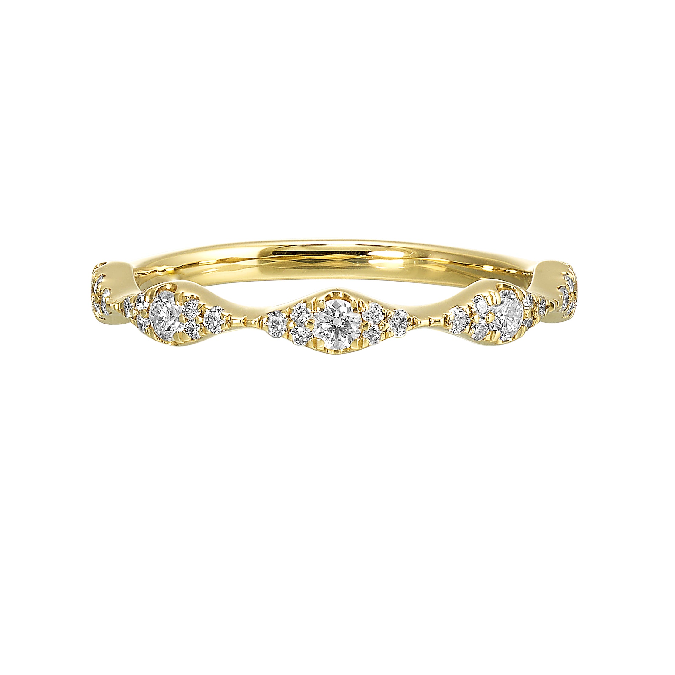 14Kt Yellow Gold Diamond 1/3Ctw Ring