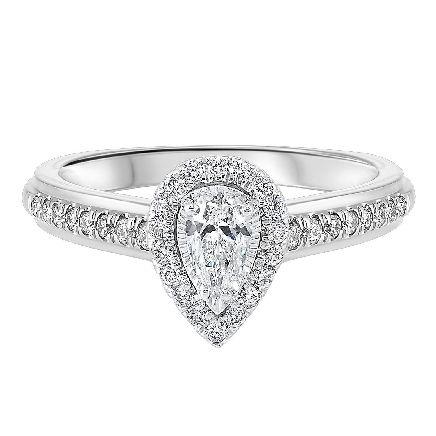 14Kt White Gold Diamond 1/2Ctw Ring