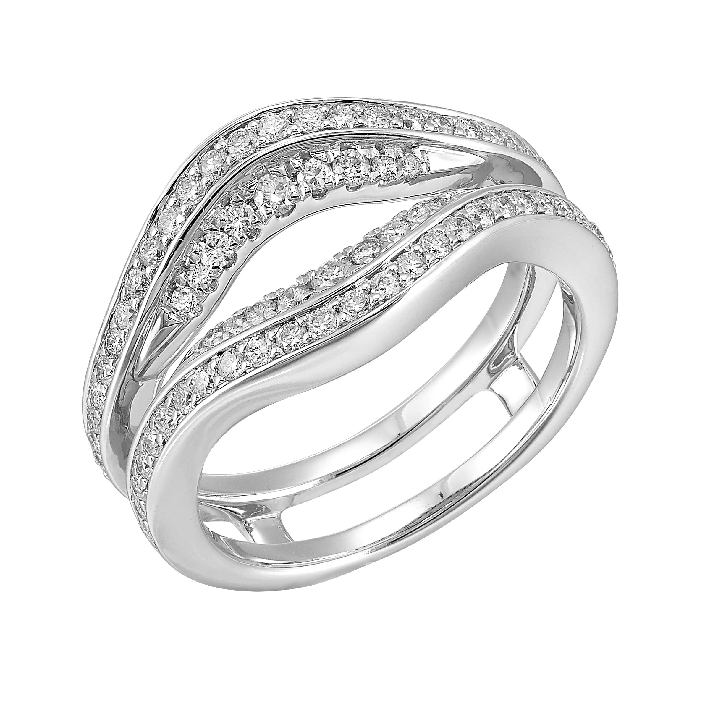 14Kt White Gold Diamond 5/8Ctw Ring