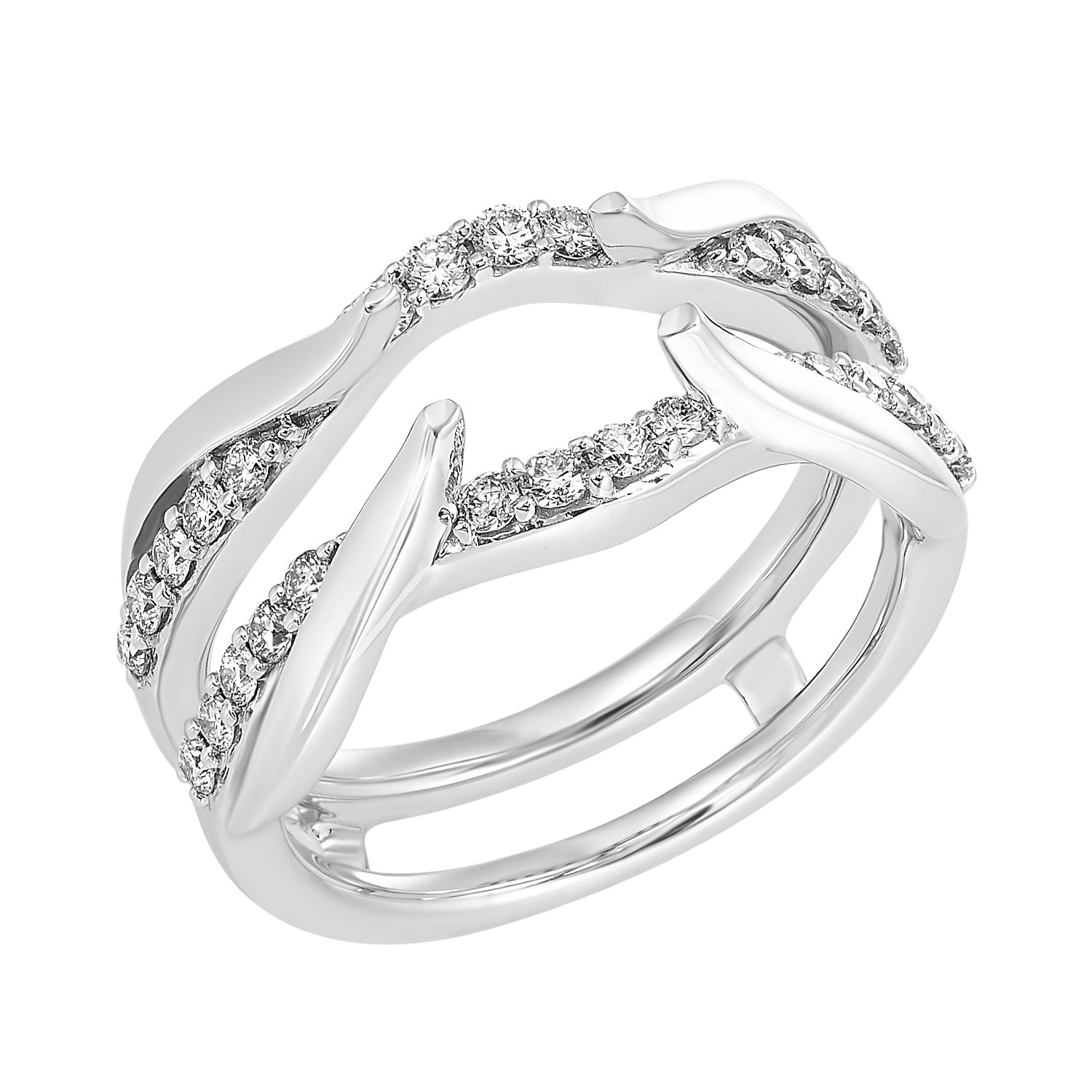 14Kt White Gold Diamond 1/2Ctw Ring