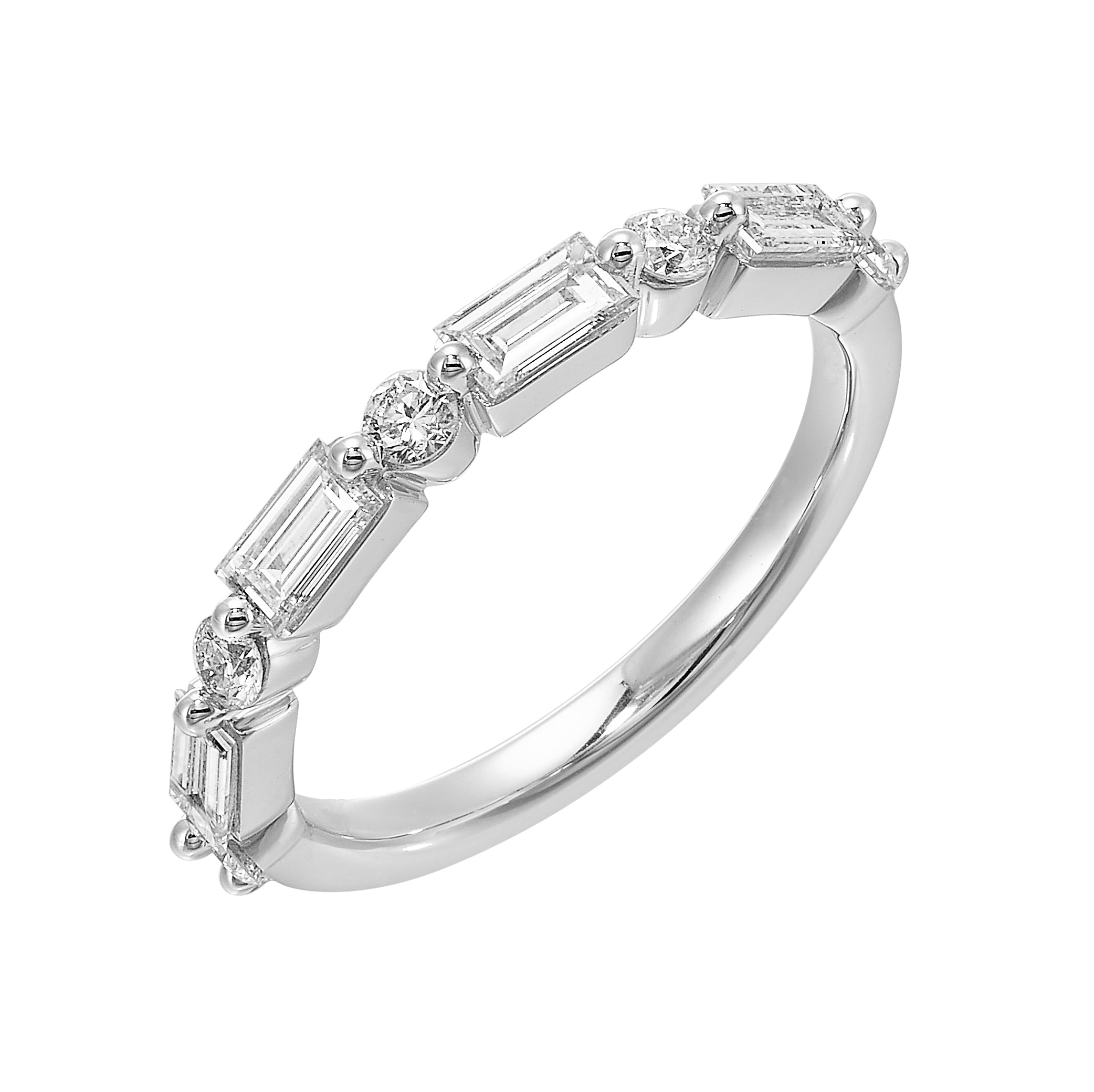 14Kt White Gold Diamond 3/4Ctw Ring