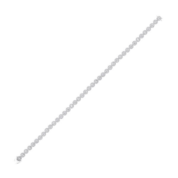 14Kt White Gold Diamond (2Ctw) Bracelet