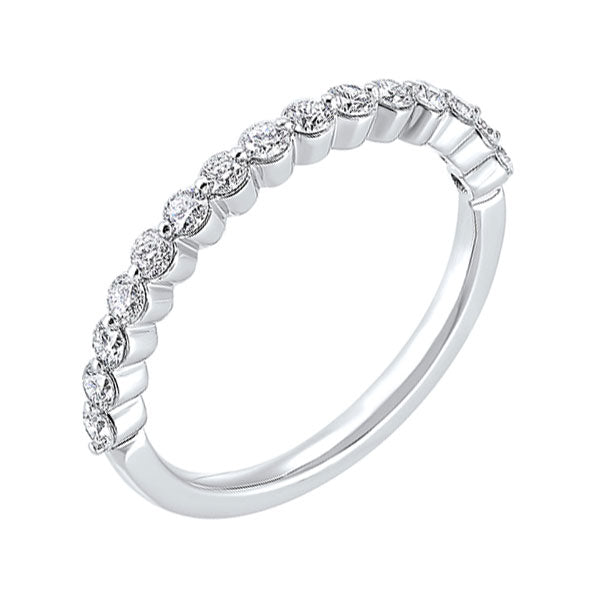 14Kt White Gold Diamond(1/4Ctw) Band