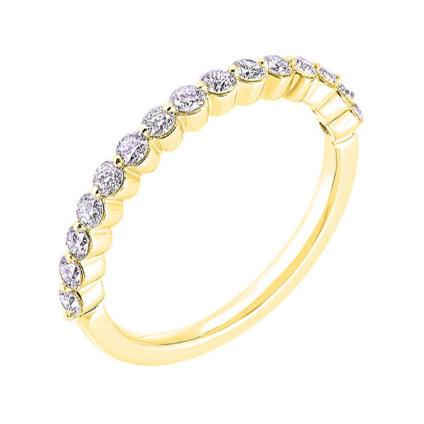 14Kt Yellow Gold Diamond(1/4Ctw) Band