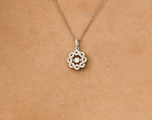 White Gold Diamond Pendant