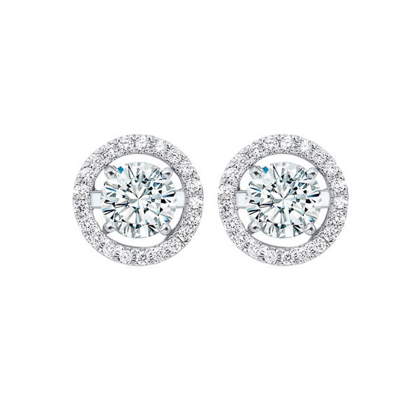 14Kt White Gold Diamond (1/4Ctw) Earring