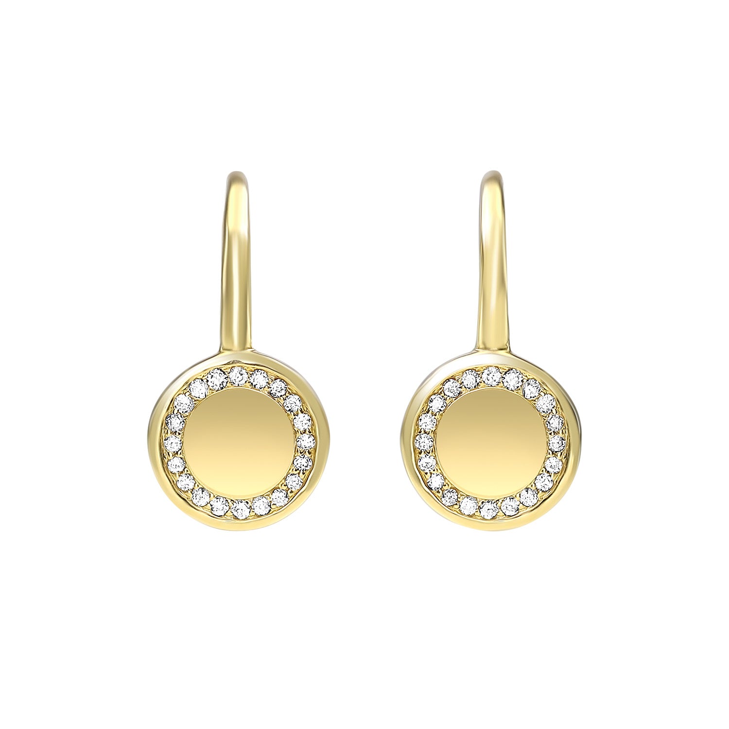 Gold Diamond Earrings