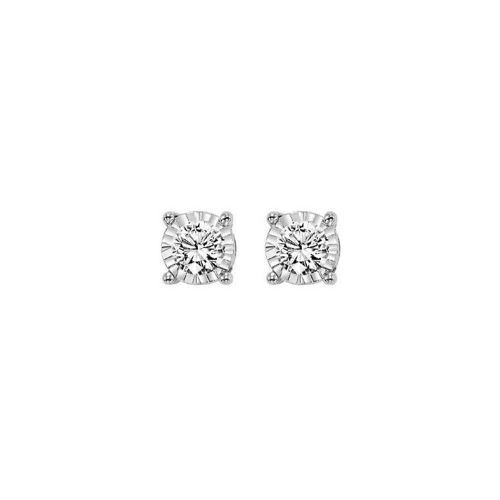 14Kt White Gold Diamond (1/3Ctw) Earring