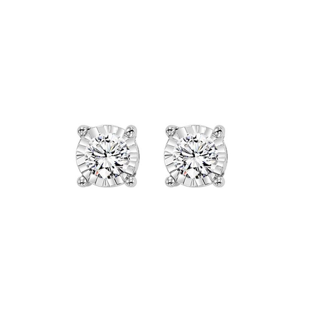 14Kt White Gold Diamond (3/4Ctw) Earring