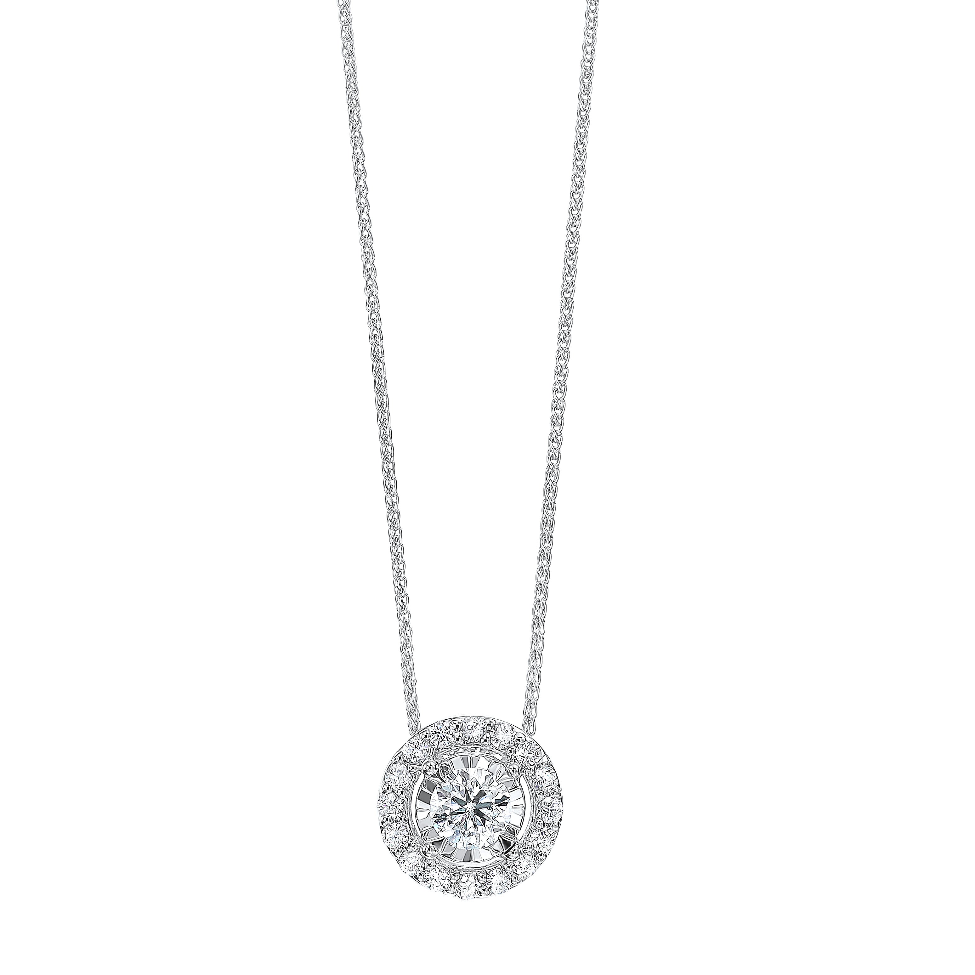 14K Diamond Pendant