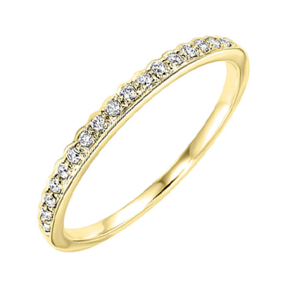 10Kt Yellow Gold Diamond (1/8Ctw) Band