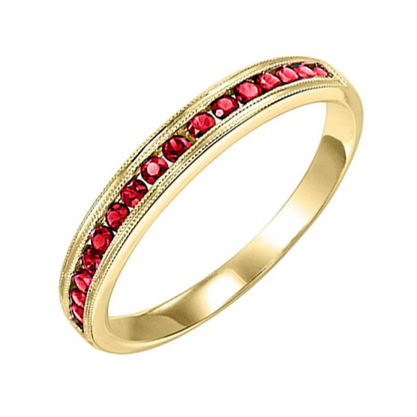 14Kt Yellow Gold Ruby (1/3 Ctw) Ring