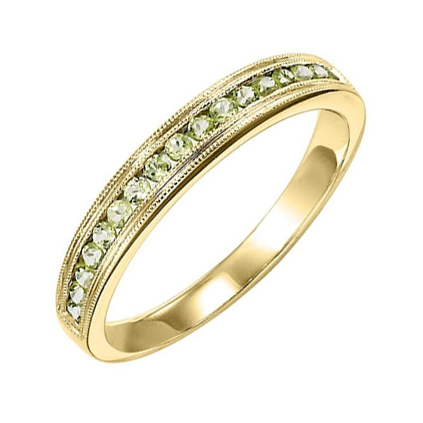 14Kt Yellow Gold Peridot (1/3 Ctw) Ring