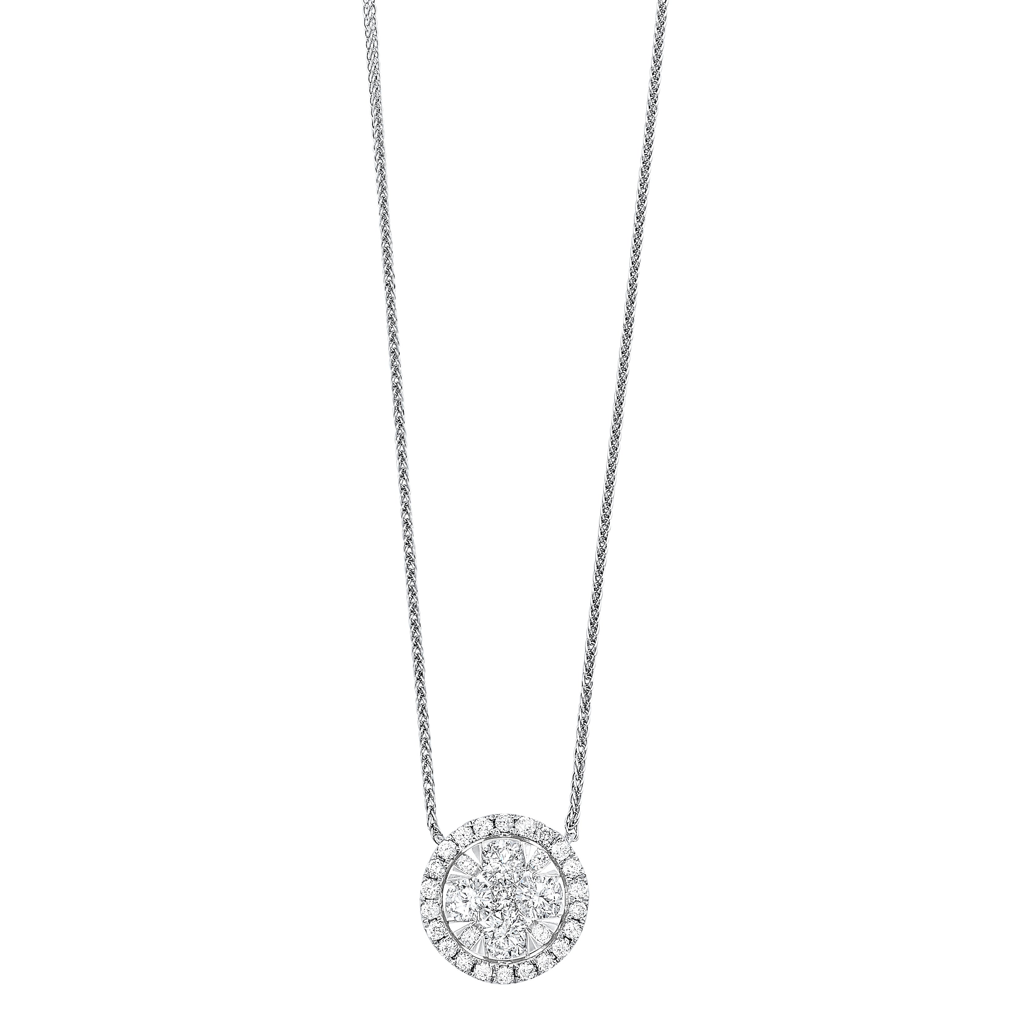 14K Diamond Pendant