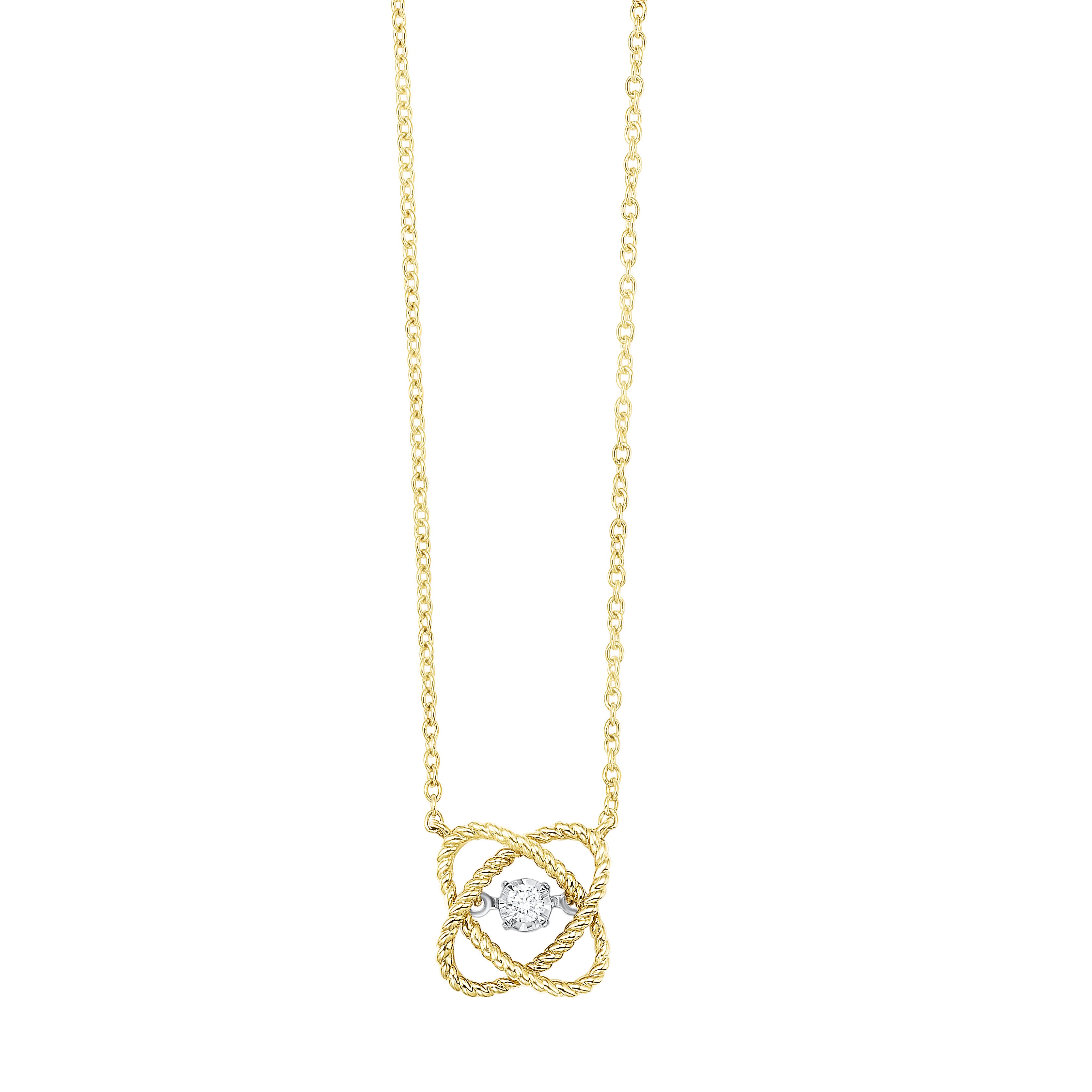 Gold Diamond Pendant