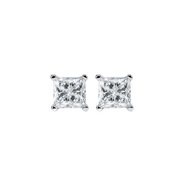 14Kt White Gold Diamond (3/4Ctw) Earring