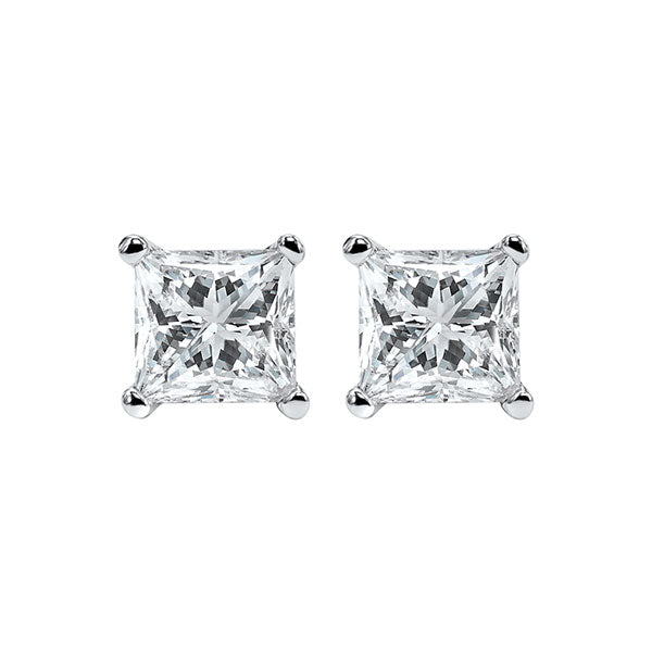 14Kt White Gold Diamond (1 3/8Ctw) Earring