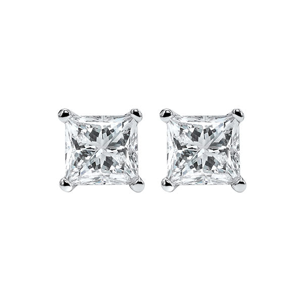 14Kt White Gold Diamond (2Ctw) Earring