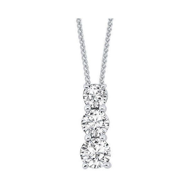 Silver Diamond (1/4Ctw) Pendant