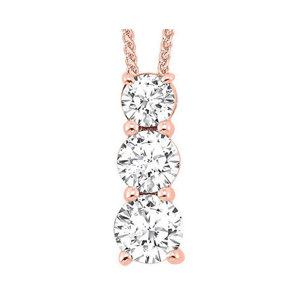 14Kt Rose Gold Diamond (3/4Ctw) Pendant