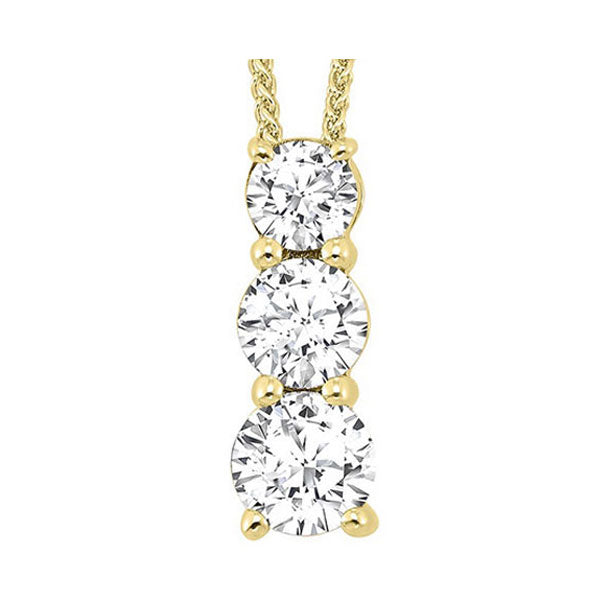 14Kt Yellow Gold Diamond (3/4Ctw) Pendant