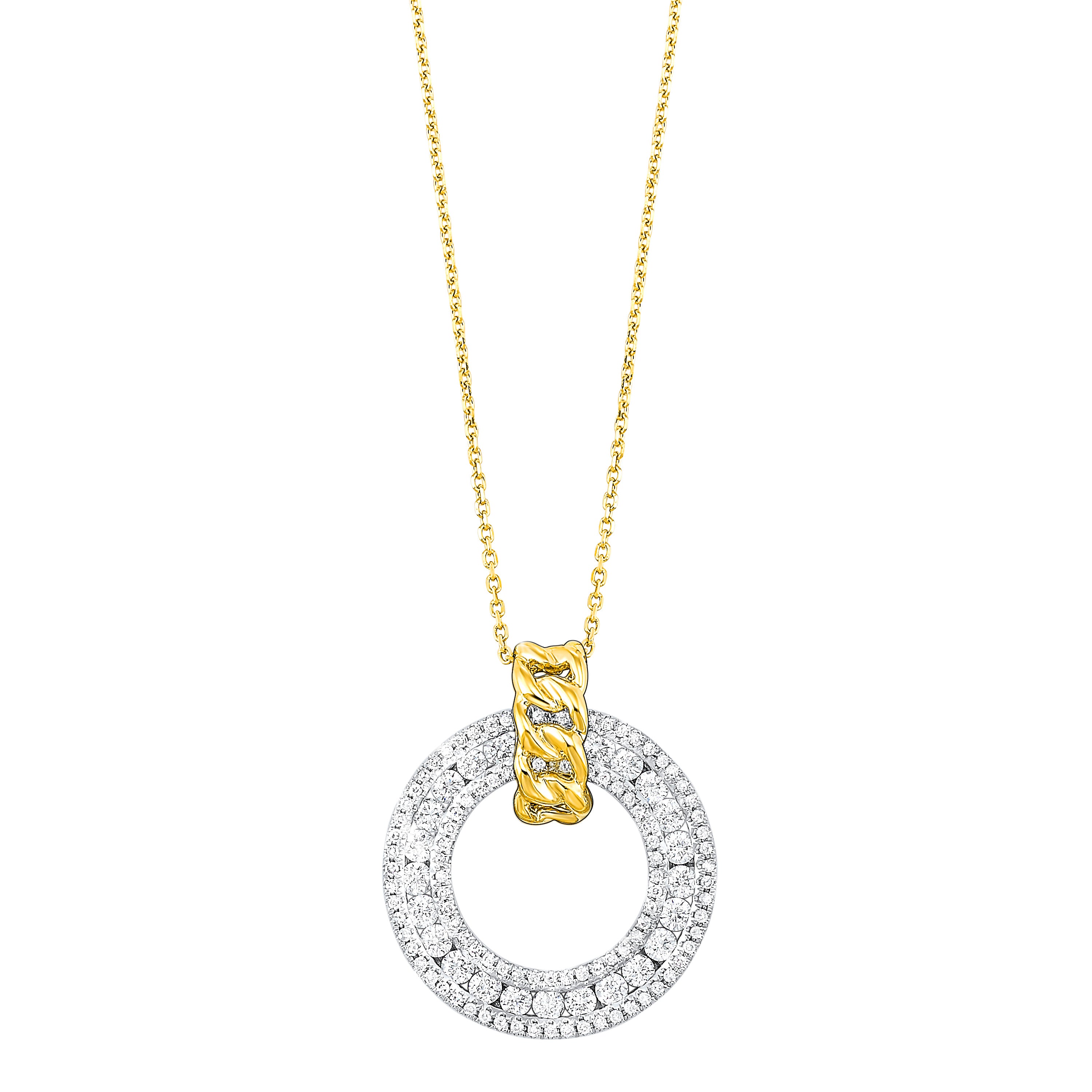 14K Diamond Pendant