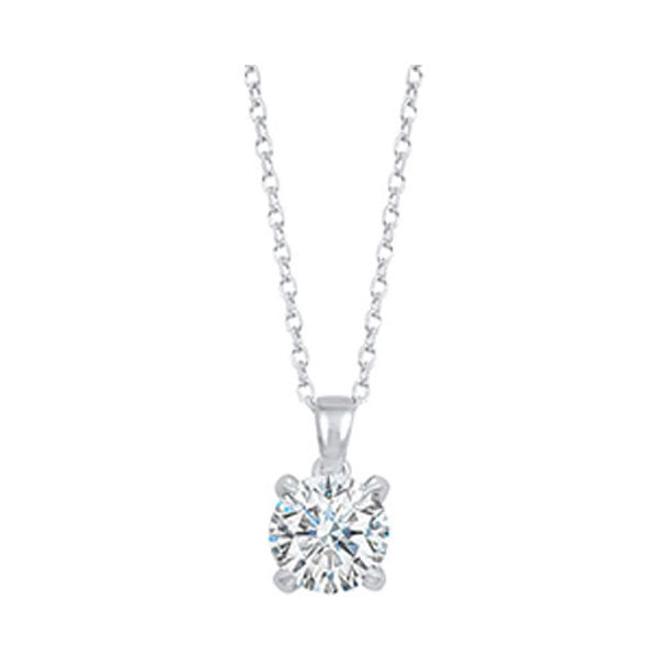 14Kt White Gold Diamond (3/4Ctw) Pendant