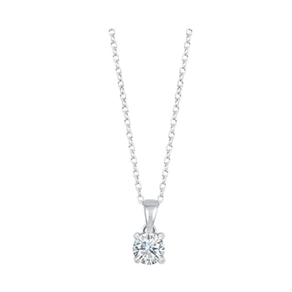 14Kt White Gold Diamond (1Ctw) Pendant