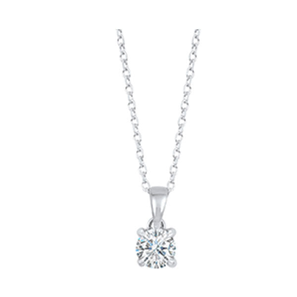 14Kt White Gold Diamond (1/3Ctw) Pendant