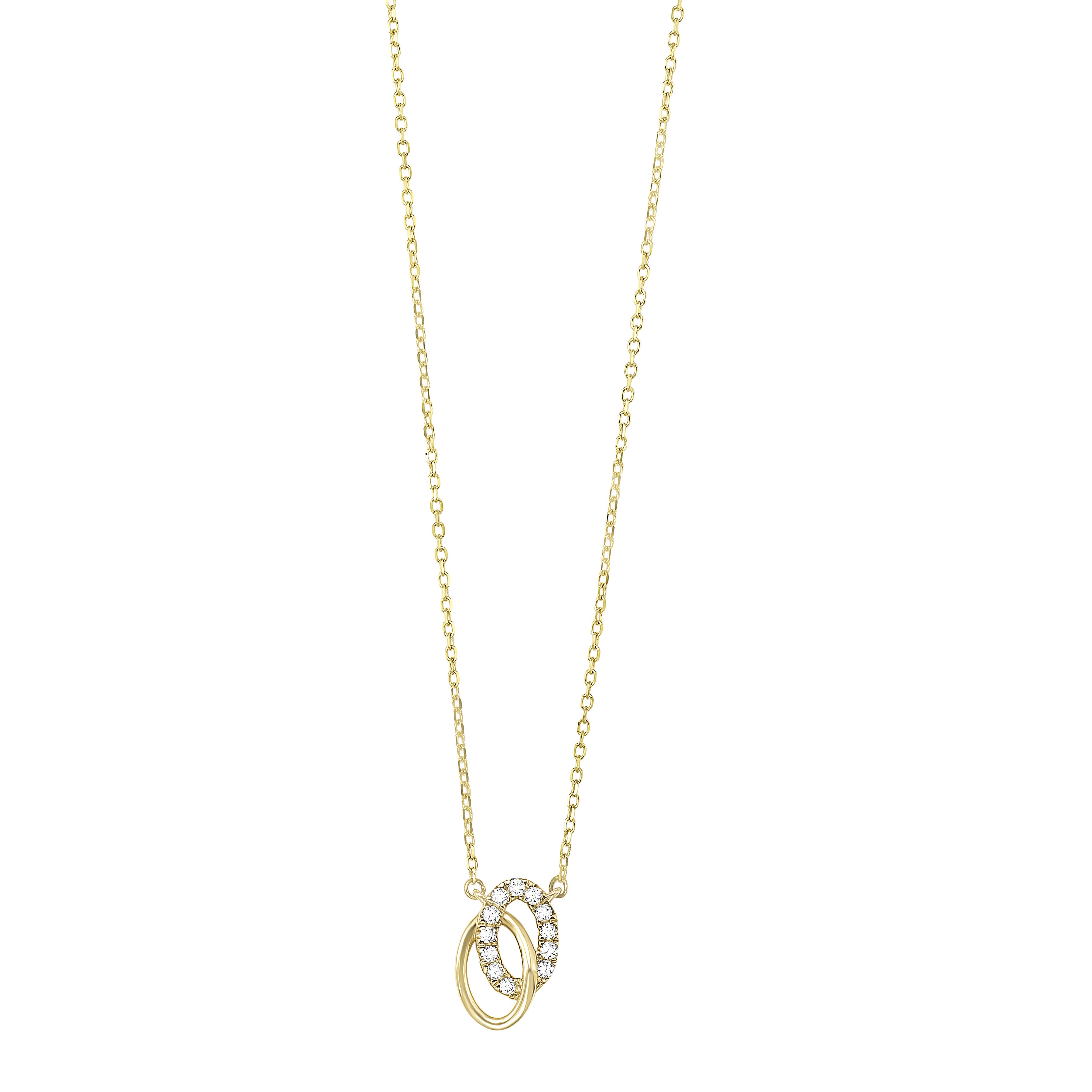 14K Diamond Pendant